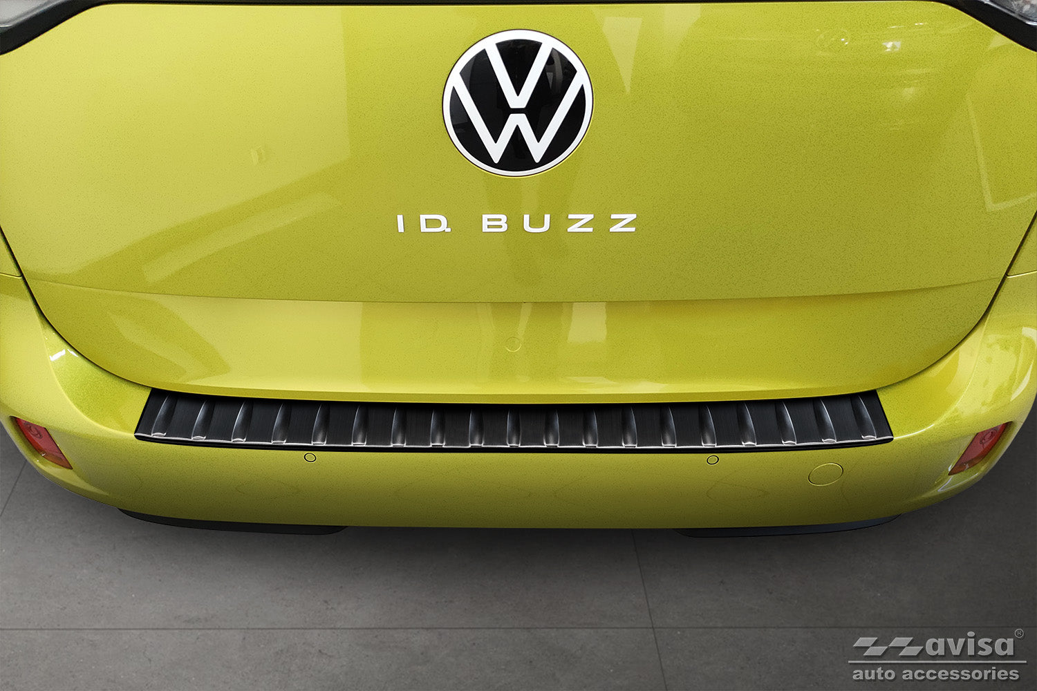 protector de parachoques trasero VW ID BUZZ negro