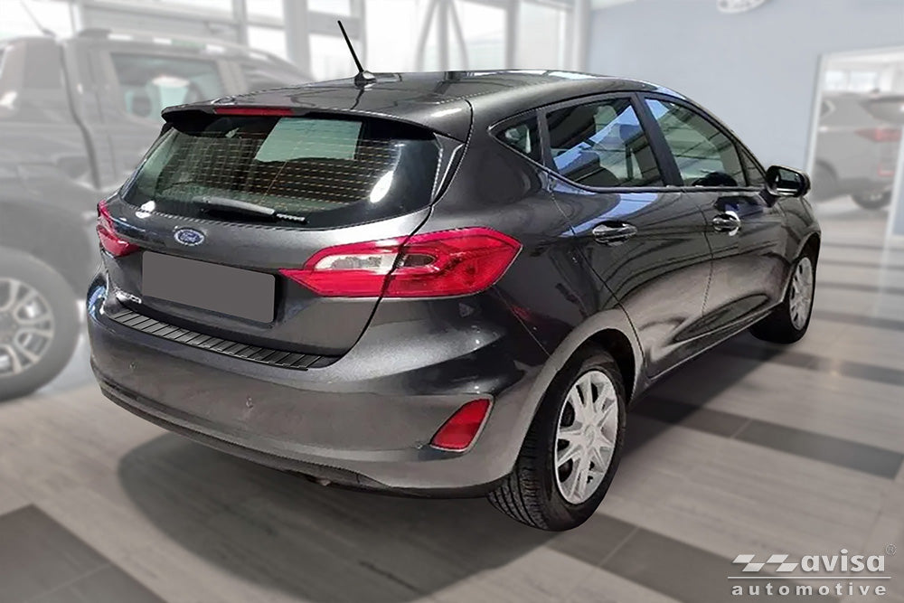 protector de parachoques trasero FORD FOCUS hatchback negro 2014-18