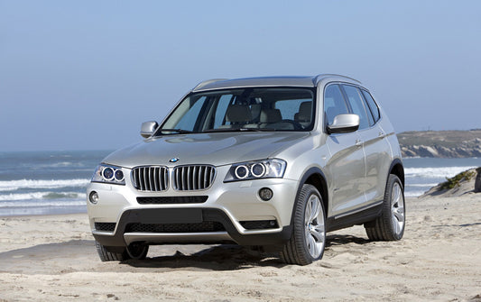 protector de parachoques trasero BMW X3 F25 M-sport negro