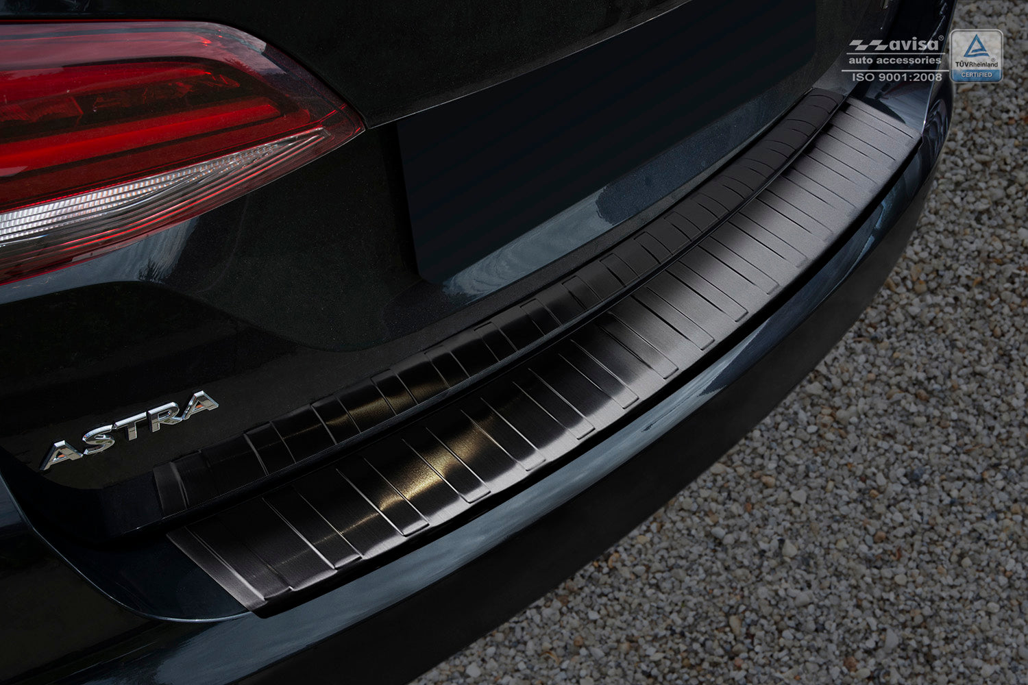 protector de parachoques trasero OPEL ASTRA sports tourer negro