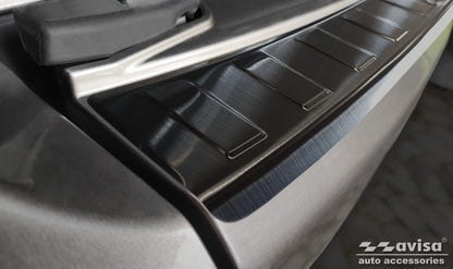 protector de parachoques trasero PEUGEOT 4007 negro