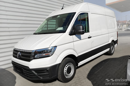 protector de parachoques trasero VW CRAFTER negro acero
