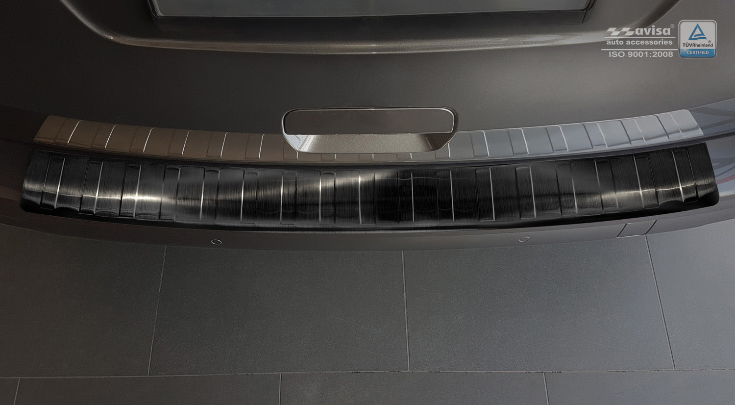 protector de parachoques trasero CITROEN SPACE TOURER negro 2016+