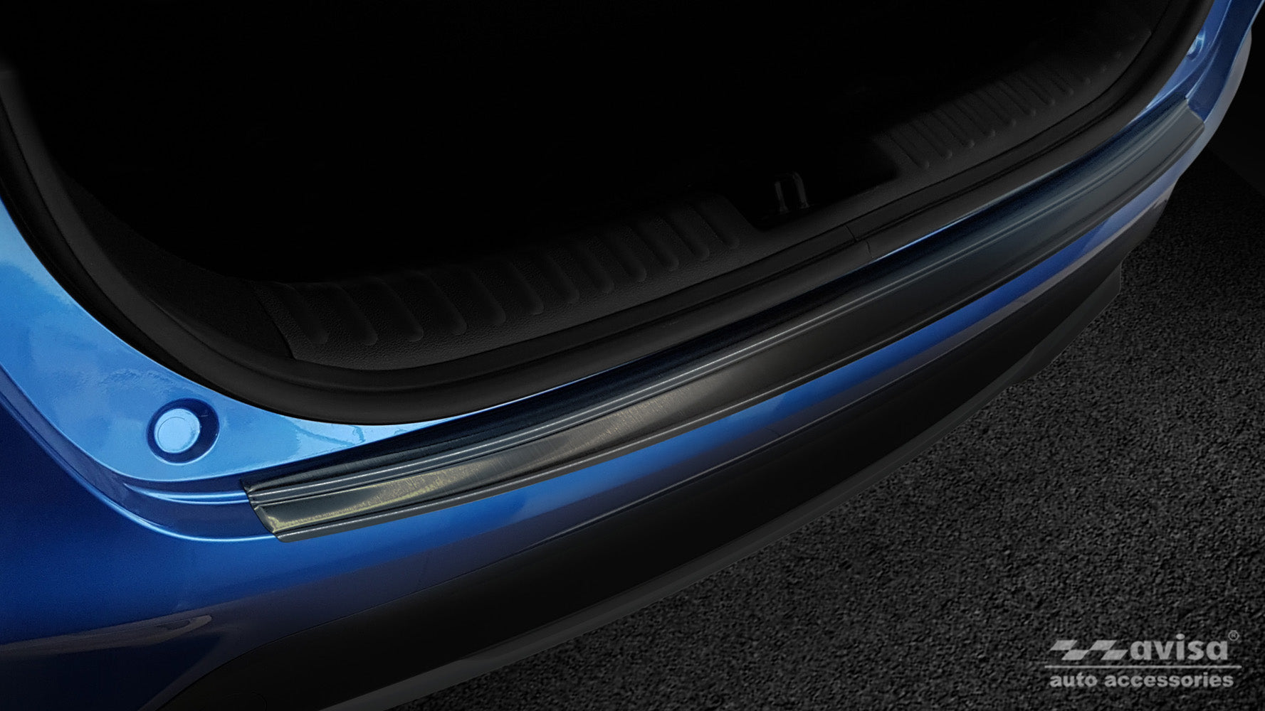 protector de parachoques trasero KIA XCEED crossover negro