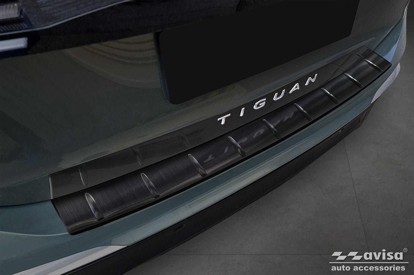 protector de parachoques trasero VW TIGUAN negro 2024+ acero