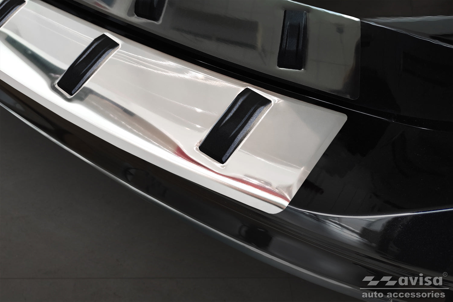 protector de parachoques trasero VW TIGUAN ALLSPACE plata