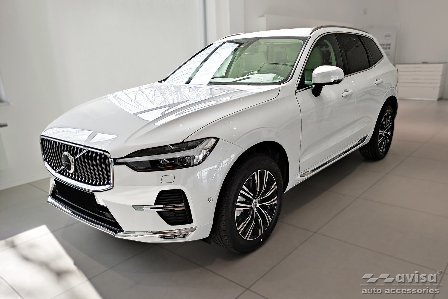 protector de parachoques trasero VOLVO XC60 Plug-In negro