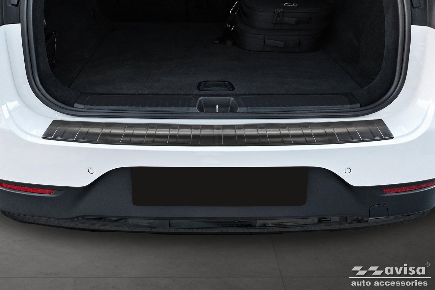 protector de parachoques trasero MERCEDES EQE suv (X294) negro