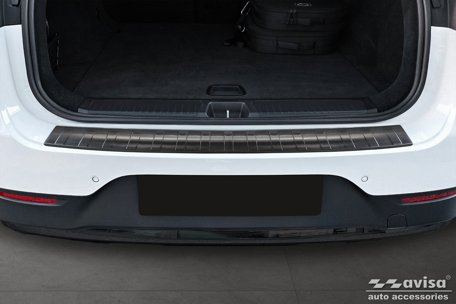 protector de parachoques trasero MERCEDES EQE suv (X294) negro