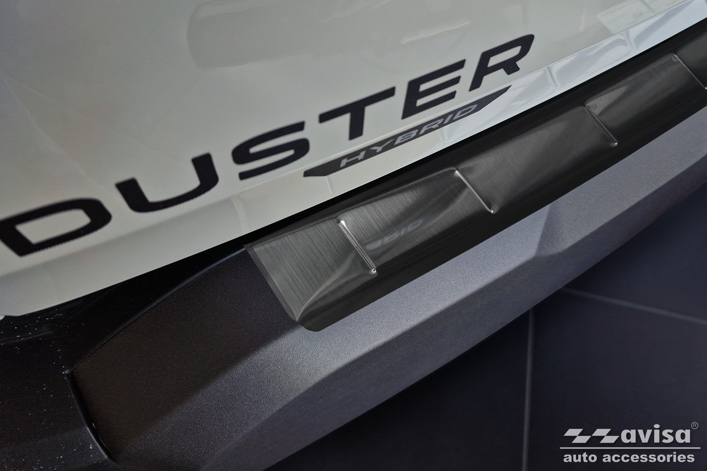 protector de parachoques trasero DACIA DUSTER negro 2024+