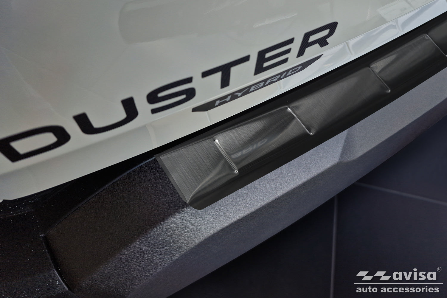 protector de parachoques trasero DACIA DUSTER negro 2024+
