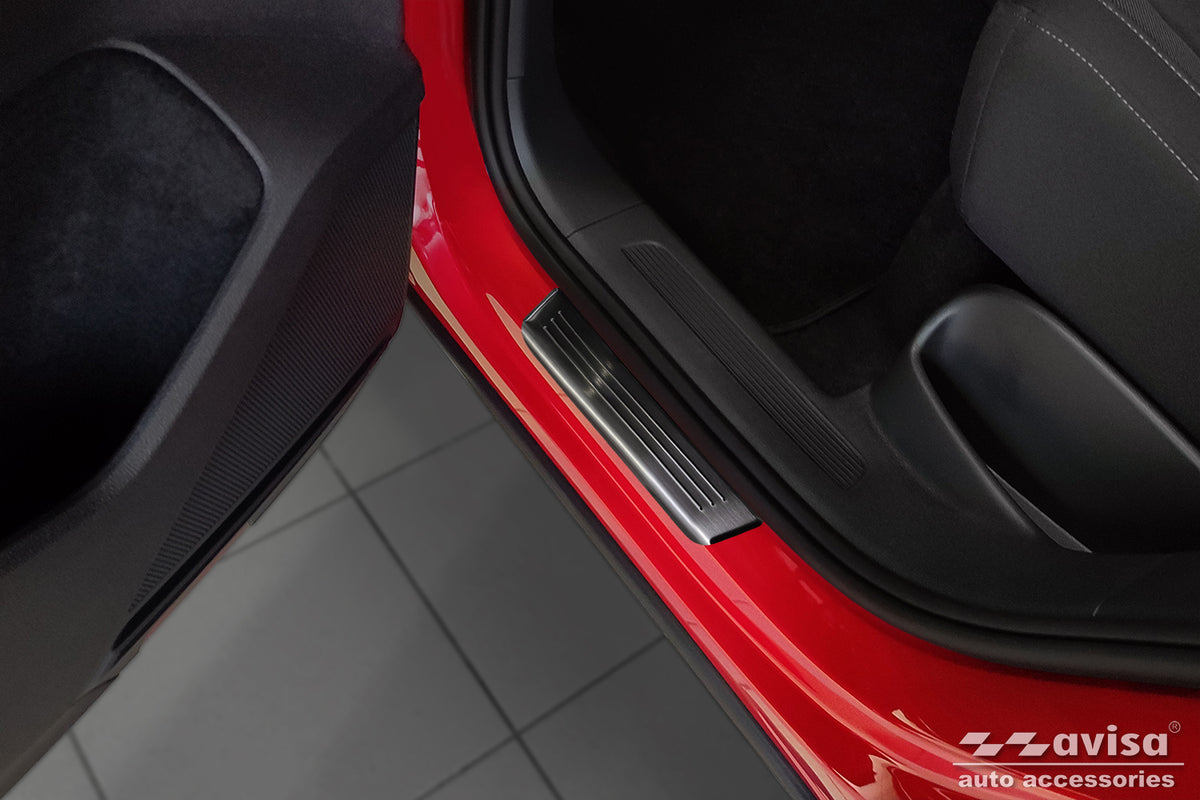 Protector umbral de puertas en relieve VW TIGUAN ALLSPACE negro
