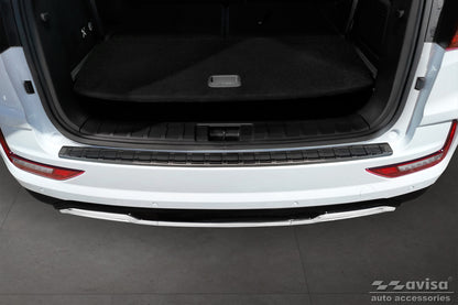 protector de parachoques trasero SSANGYONG REXTON negro