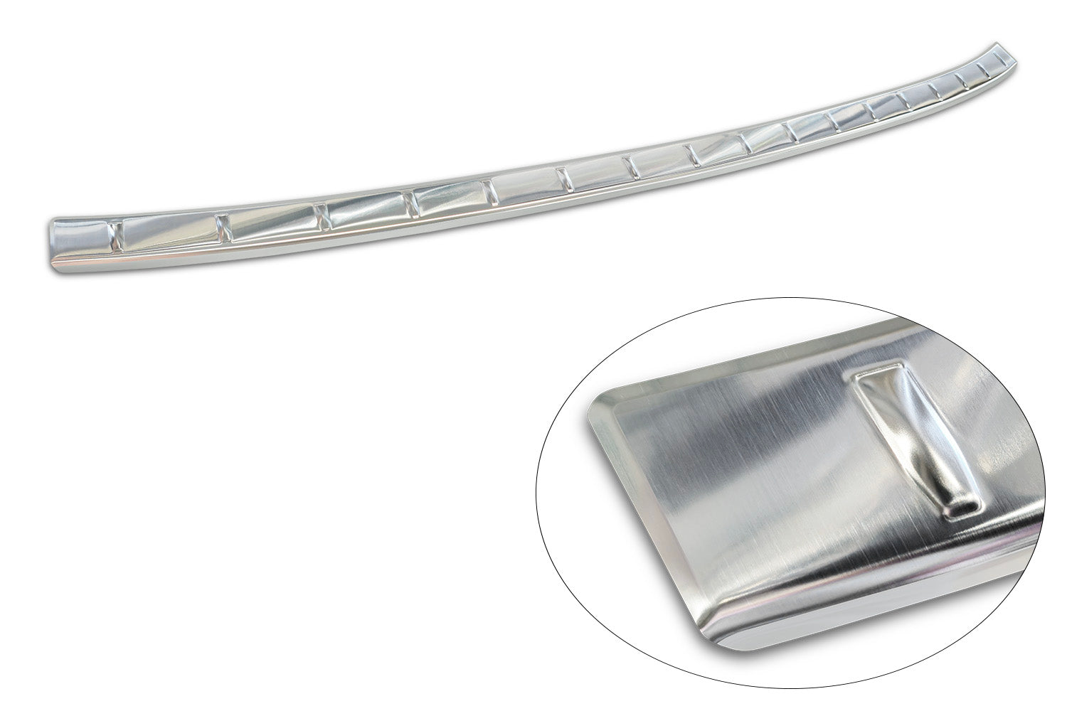 protector de parachoques trasero OMODA 5 plata satinado