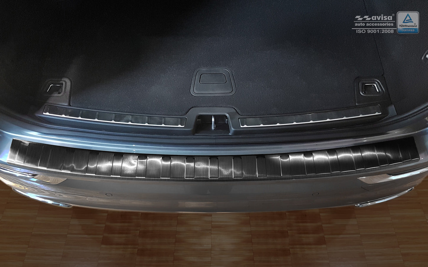 protector de parachoques trasero VOLVO XC60 negro 2021+