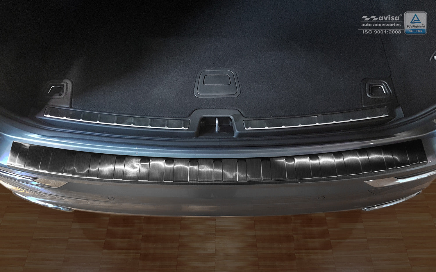 protector de parachoques trasero VOLVO XC60 negro 2021+