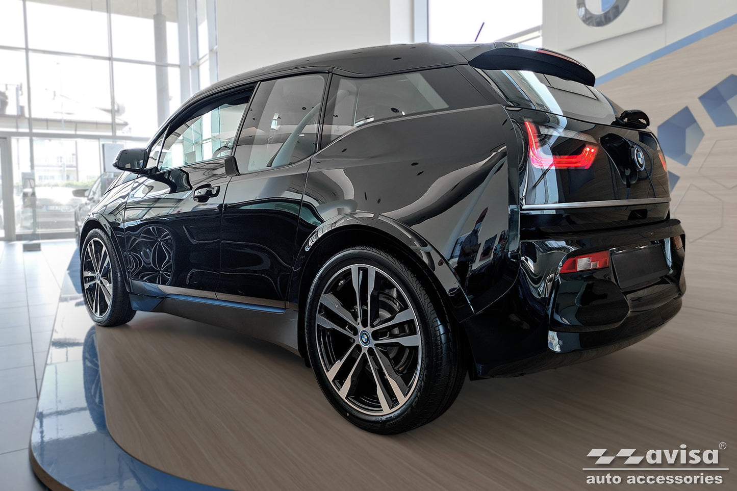 protector de parachoques trasero BMW i3 hatchback
