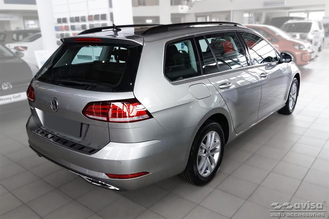 protector de parachoques trasero VW GOLF Variant negro 2020
