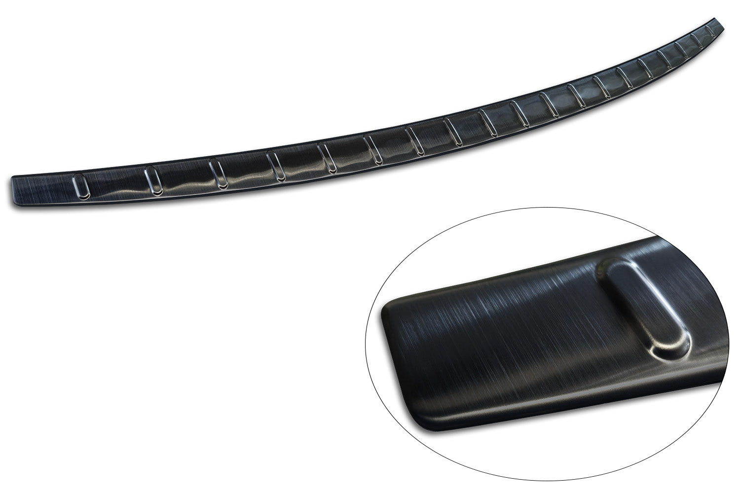 protector de parachoques trasero AUDI Q5 negro 2024+