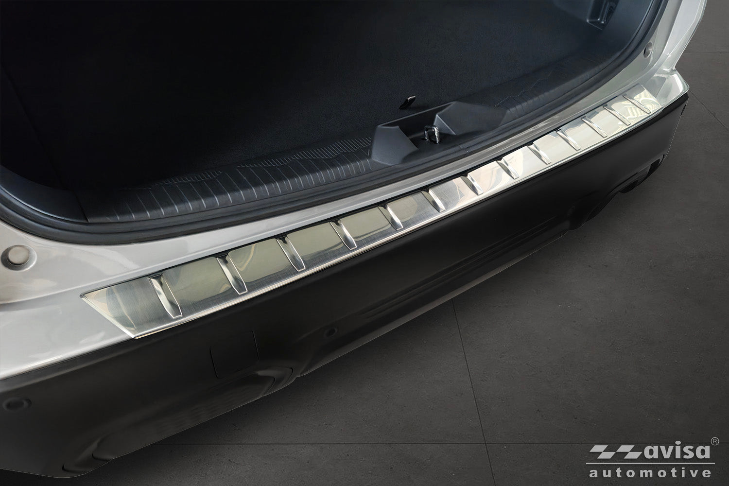 protector de parachoques trasero SUBARU FORESTER plata satinado