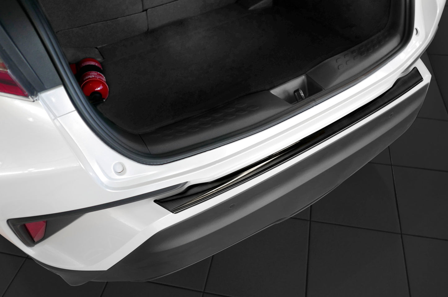 protector de parachoques trasero TOYOTA C-HR crossover negro
