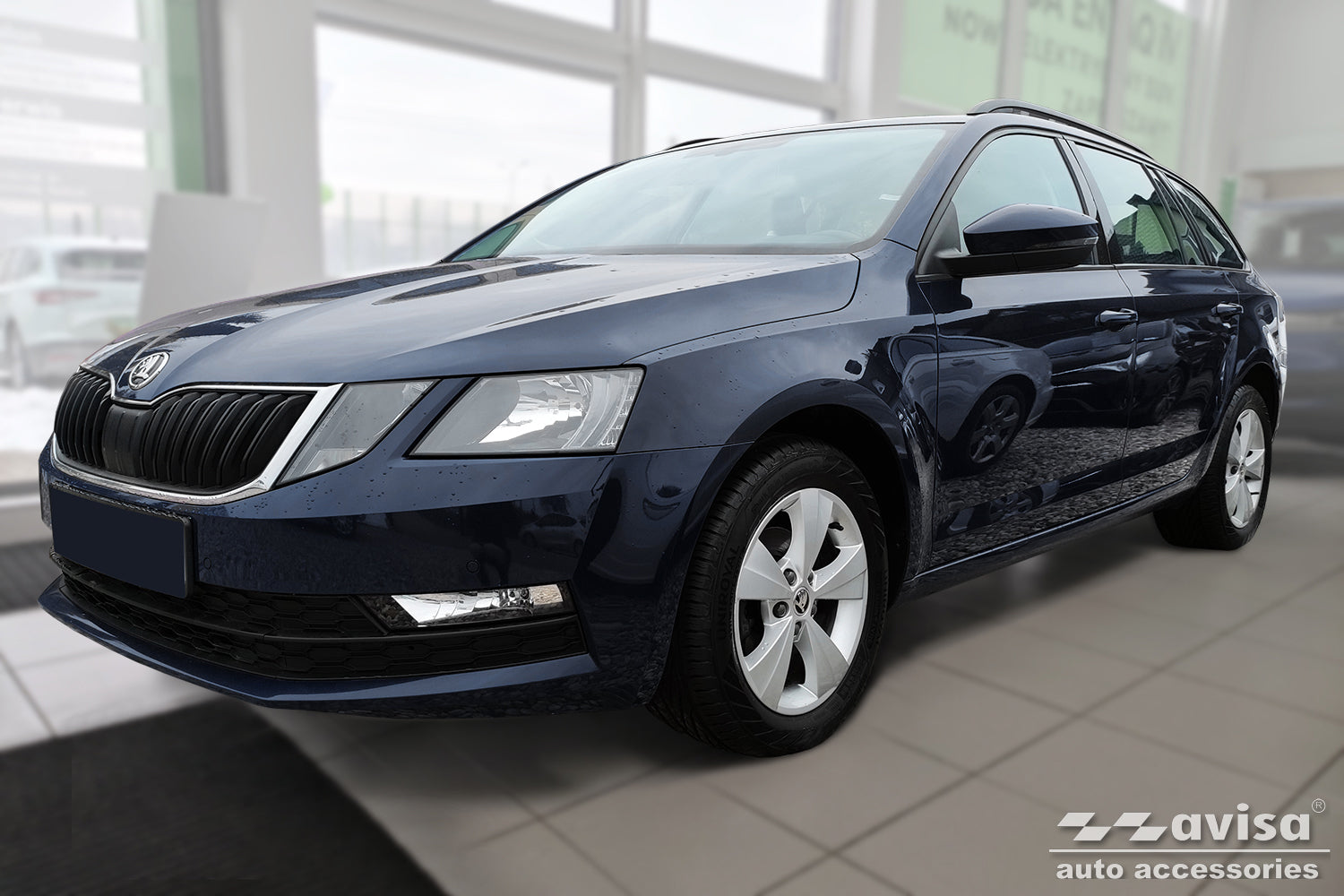 protector de parachoques trasero SKODA OCTAVIA combi 2016-19