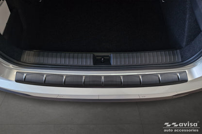 protector de parachoques trasero SKODA KAMIQ crossover negro