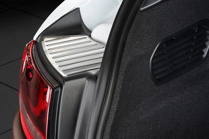 Protector de parachoques trasero CITROEN C4 CACTUS crossover plata satinado