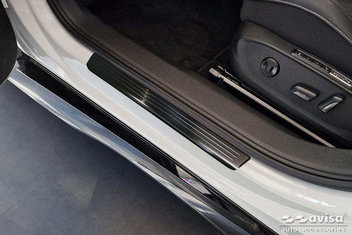 Protector umbral de puertas en relieve VW ID.7 negro