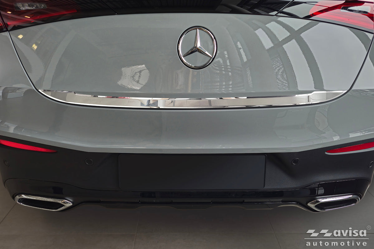 cubierta decorativa del portón trasero del MERCEDES GLC (C254) plata espejo
