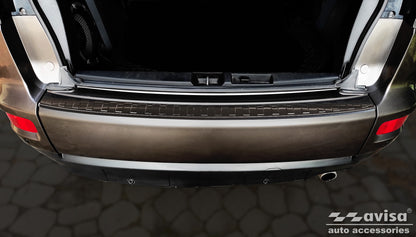 protector de parachoques trasero PEUGEOT 4007 negro