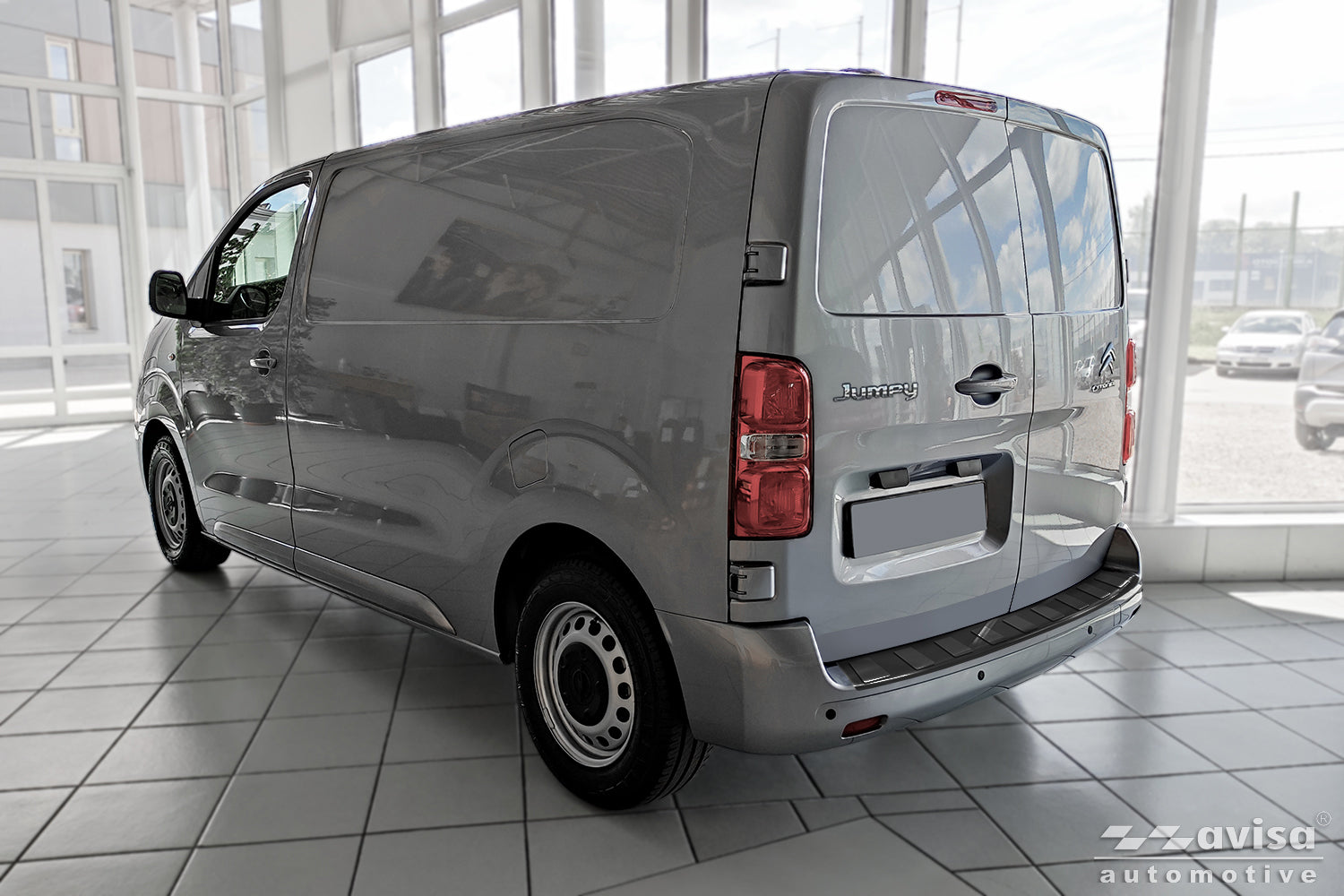 protector de parachoques trasero OPEL ZAFIRA LIFE plata