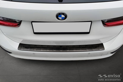 protector de parachoques trasero BMW 3 G21 negro
