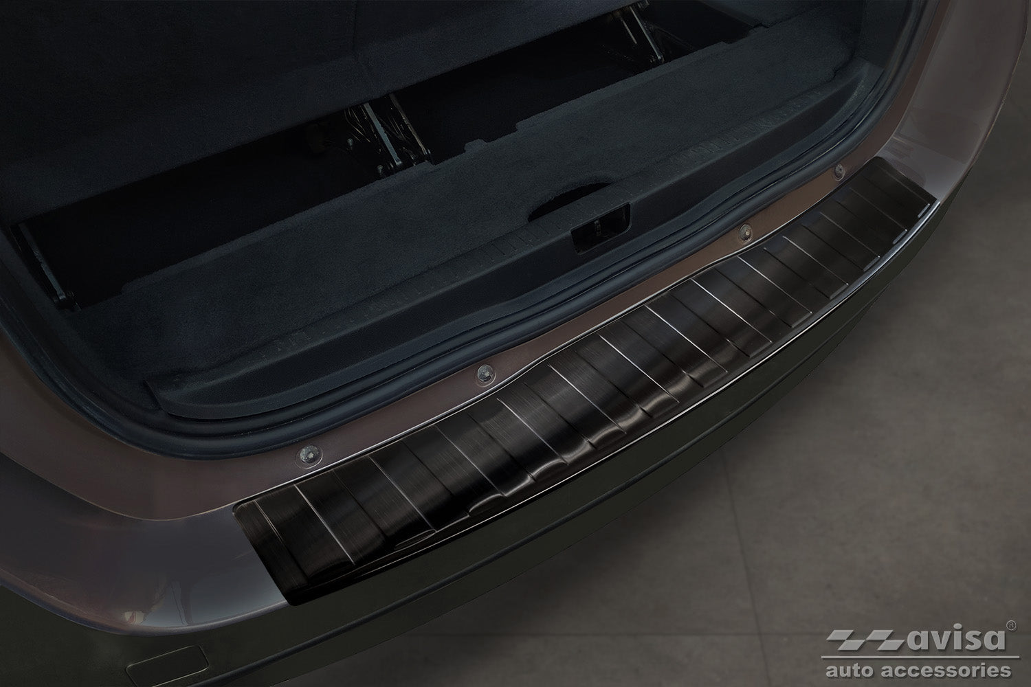 protector de parachoques trasero RENAULT GRAND SCENC negro