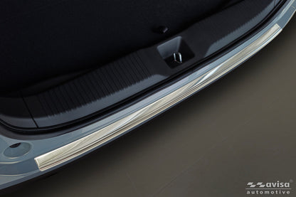 protector de parachoques trasero HONDA HR-V plata satinado