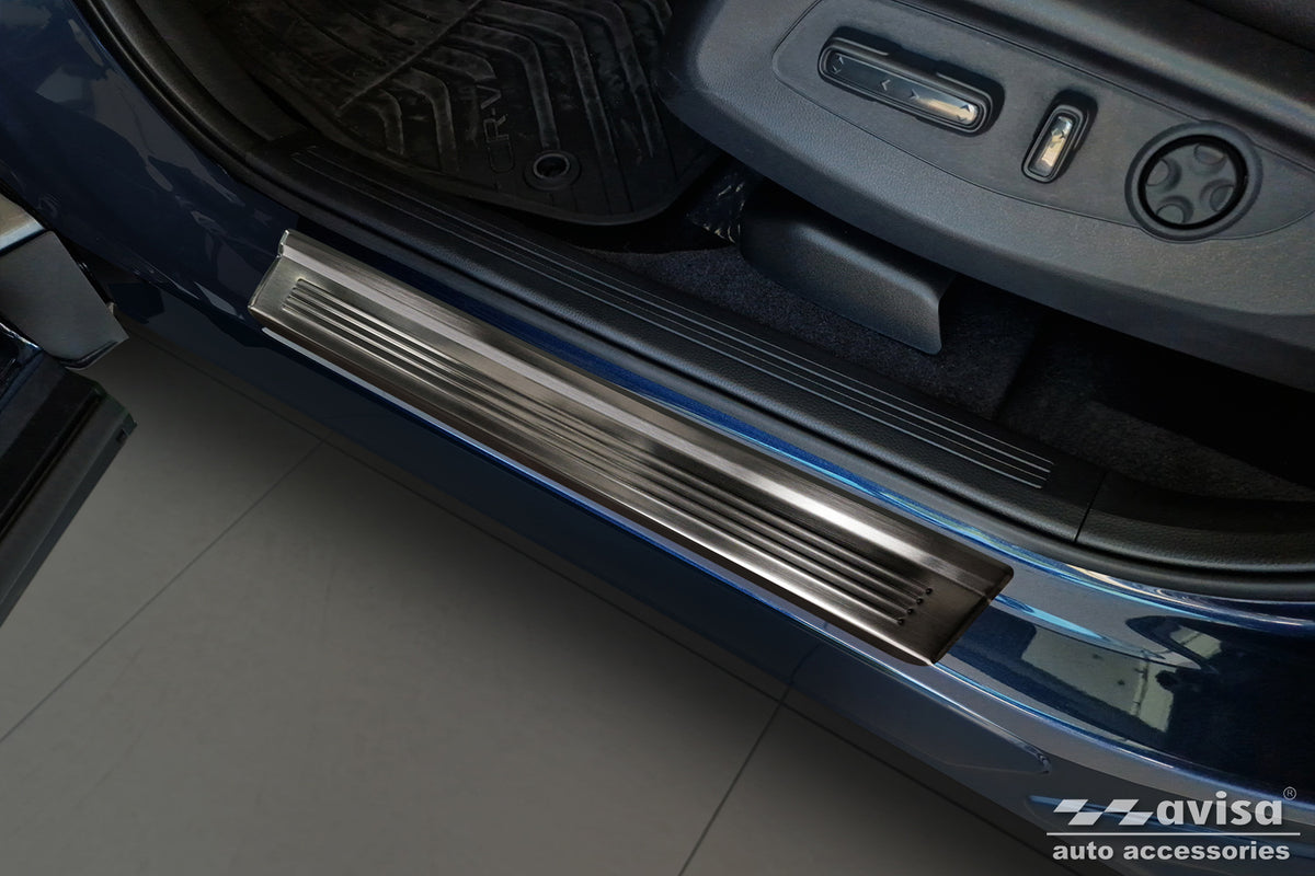 Protector umbral de puertas en relieve HONDA CR-V negro
