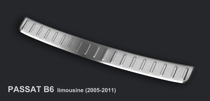 Protector parachoques trasero VOLKSWAGEN PASSAT B6 sedan 2005-2010-ICCTUNING