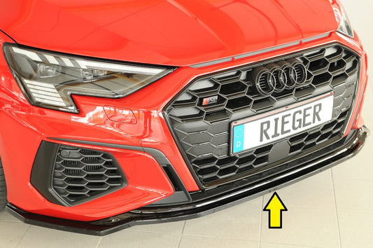 Lip Splitter AUDI A3 (GY) S-LINE / S3, SEDAN / SPORTBACK-Alerones, Carroceria & Aerodinamica-ICCTUNING