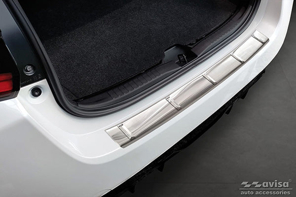 Tuning-art Roestvrijstalen Achterbumperbeschermer Voor Toyota Yaris Cross – Antraciet, 0,7 Mm V2A ThyssenKrupp Staal, Incl. 3M Tape En Handleiding