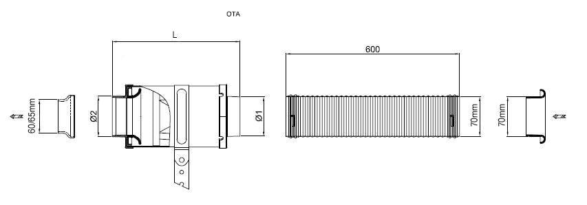 OTA - Oval Trumpet Airbox universal-OTA-ICCTUNING