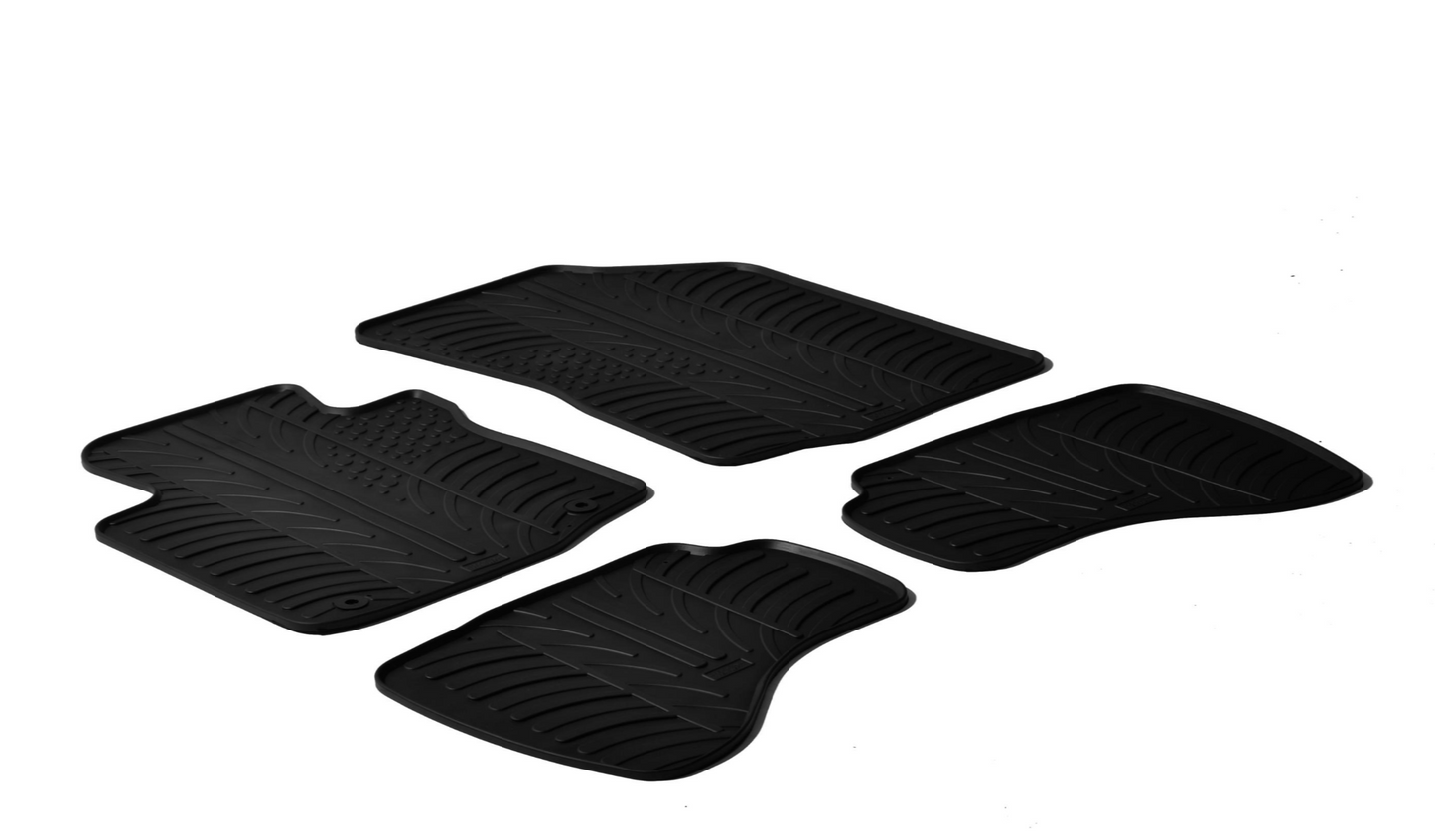 Alfombrillas de goma - Citroën C1 05-09-ALFOMBRILLAS DE GOMA-ICCTUNING