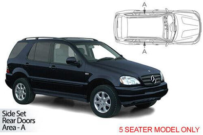 parasoles Mercedes-Benz ML ( W163 ) 5 asientos 5 puertas 99-2005-PARASOLES-ICCTUNING